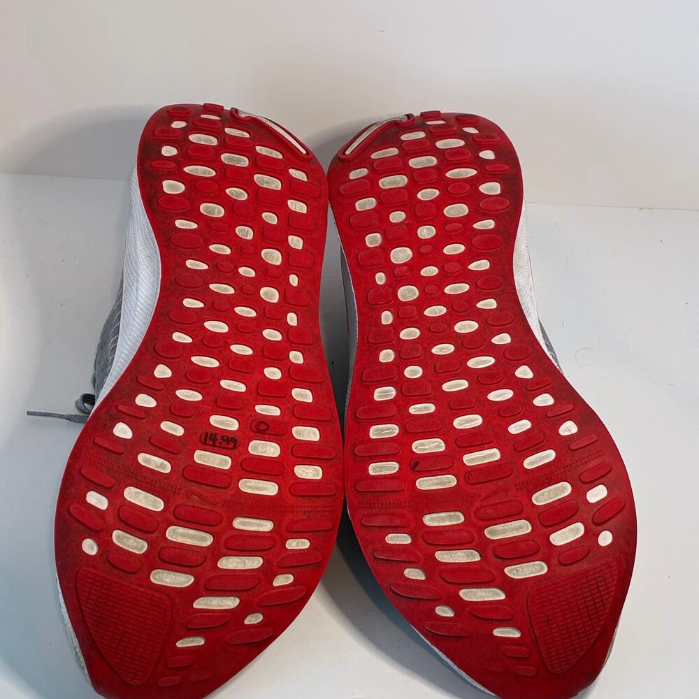 Nike Infinity 4 Mens 14 Cool Grey University Red Running Shoes Performance - Picture 6 of 6